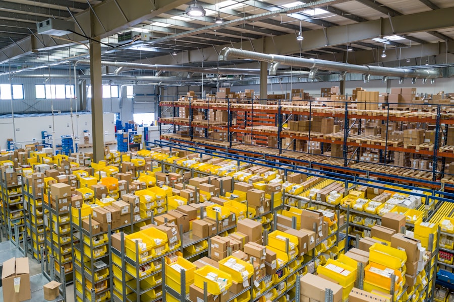 Global logistics and container shipping network